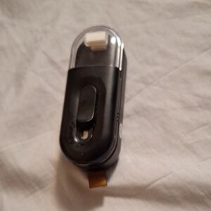 Black Portable Bag Resealer With A Box Cutter Blade